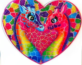 Lisa Frank 8x10 Wall Giraffe Sticker