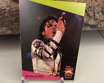 Tarjeta coleccionable de Michael Jackson 1991 n.° 67