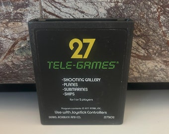 Atari 27 Telegames, 1977 Solo testo, venduto così com'è (solo cartuccia)
