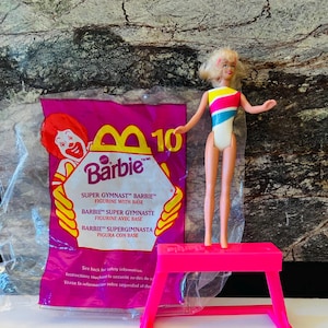 Super Gymnast Barbie 1999 Barbie Toy, Cake Topper