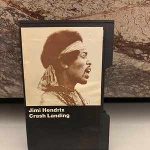 Jimi Hendrix 1975 Black Vintage Case Cassette Crash Landing