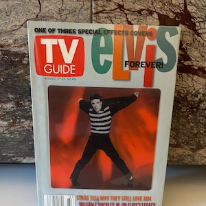 Elvis TV Guide August 2002, Cover One of Three