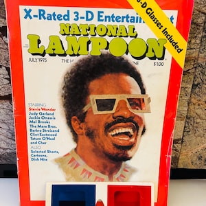 National Lampoon 1975 Magazine (Includes 3-D glasses)