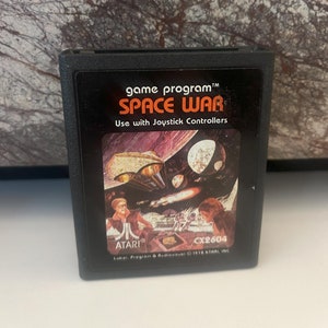 Space War Atari Game Program, 1978, Sold As Is (Cartridge Only)