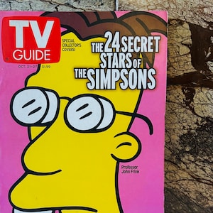 Professor John Frink The Simpsons Collector&#39;s Cover TV Guide (2000)