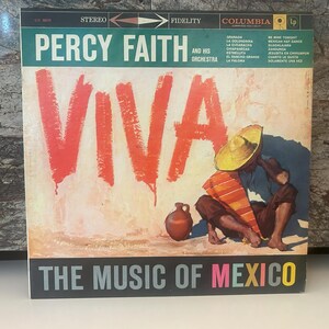 Percy Faith Vinyl Record The Music of Mexico