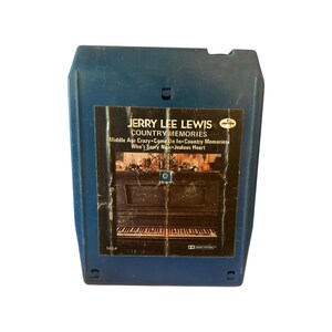Jerry Lee Lewis Country Memories 8 Track Tape 1977 - Vendido NO ESTADO EM QUE SE ENCONTRA