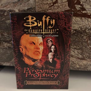 Buffy Villain Starter Deck Card Game 2001 New
