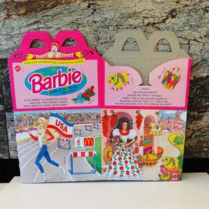 Barbie Happy Meal 1995 Box, Party Favor Box