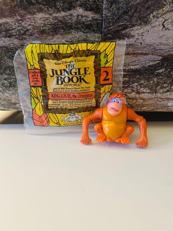 Juguete de la Cajita Feliz del Rey Louie del Libro de la Selva