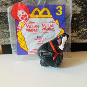 Mulan Khan Spinning Top 1998 Happy Meal Toy
