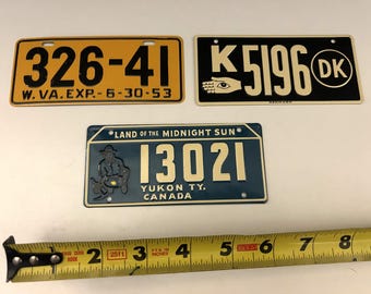 Tablica rejestracyjna Mini Bike - Kolekcja 1953 - Wybierz jeden stan lub kraj General Mills