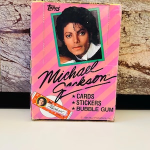 Caixa de armazenamento vazia de Michael Jackson 1984