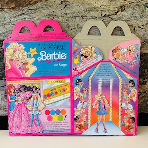 Barbie Happy Meal 1991 Box, Party Favor Box
