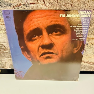 Johnny Cash 1970 LP Vinyl Hello I&#39;m Johnny Cash Album
