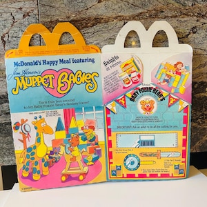 Muppet Babies 1987 Happy Meal Box