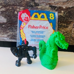Knight Figures Fisher Price Great Adventures 1995 McDonalds toy