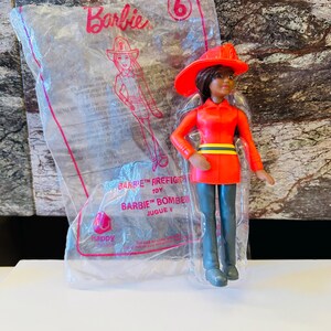Barbie Firefighter Happy Meal Toy