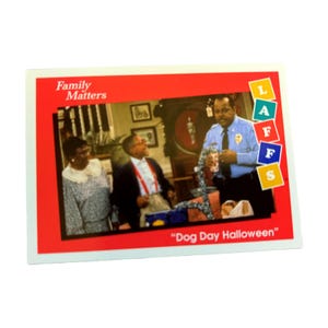 Carta coleccionable de Family Matters #49 (1991) En un aprieto