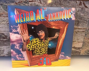 Weird Al Yankovic 1984 LP Vinyl Record In 3-D Album