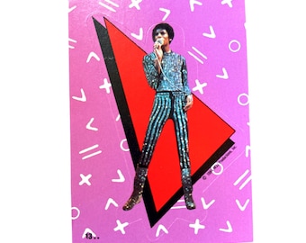 Michael Jackson #13 Sticker Trading Card (1984)