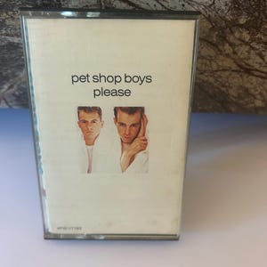 Pet Shop Boys Cassette 1986 Please