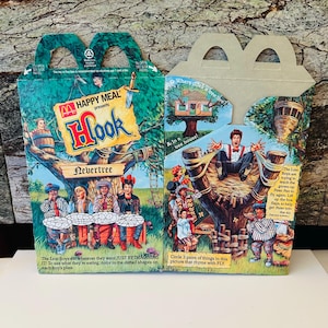 Hook Happy Meal 1991 Box, Party Favor Box