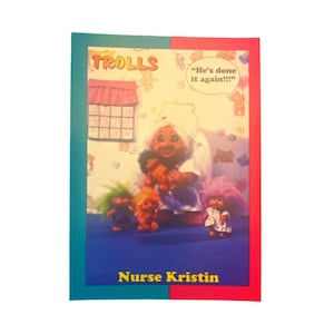 Norfin Troll #22 Nurse Kristin Trading Card (1992)