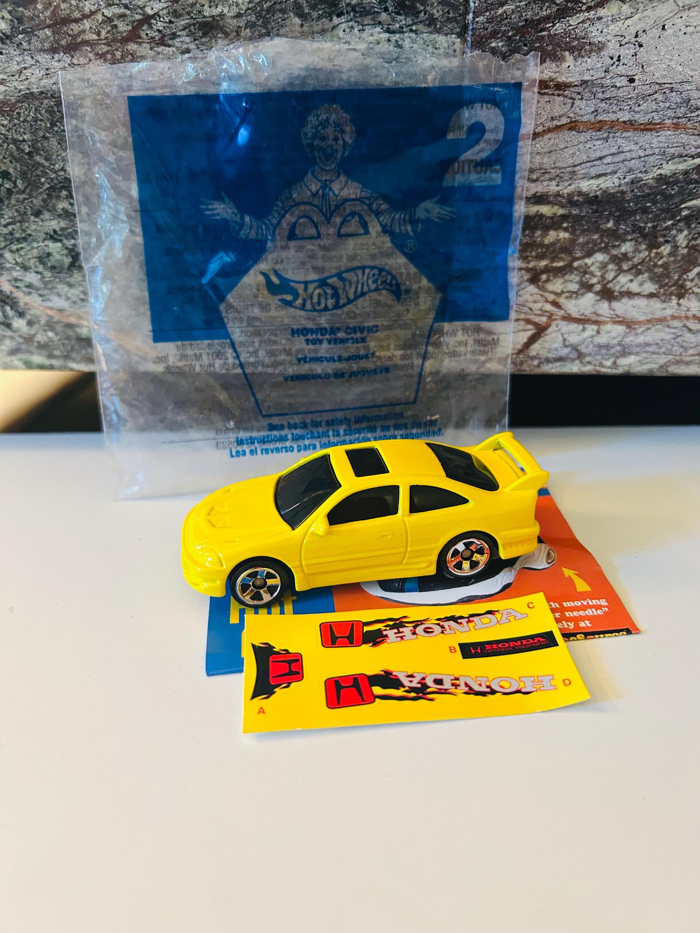 Hot Wheels Honda Civic 2001 Happy Meal Toy Car Ireland
