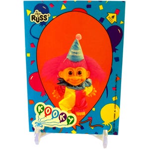 Happy Birthday Russ Troll Sticker (1992)