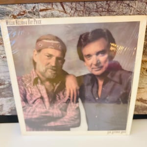 Willie Nelson and Ray Price 1980 LP Vinyl San Antonio Rose Album