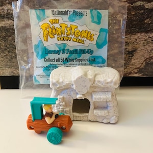 Flintstones Barney & Fossil Fill-up House and Figure (1993)