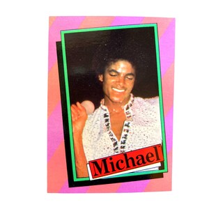 Michael Jackson #3 Trading Card (1984)