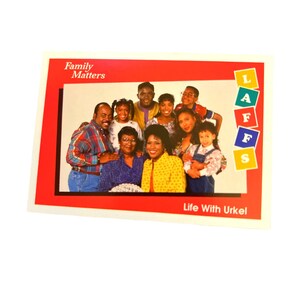 Carta coleccionable de Family Matters #40 (1991) La vida con Urkel