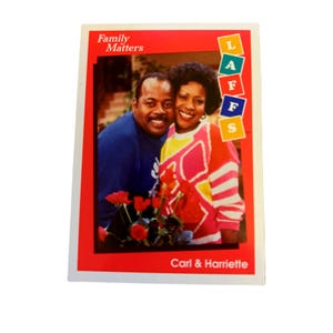Carta coleccionable de Family Matters n.° 39 (1991) Carl y Harriette