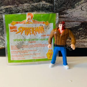 Spiderman 1994 Peter Parker Figure Happy Meal Toy