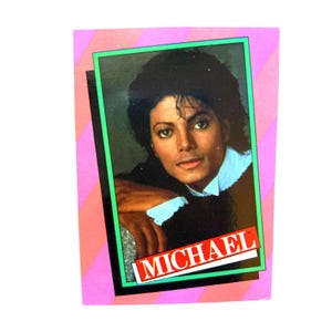 Michael Jackson #17 Carta Colecionável (1984)