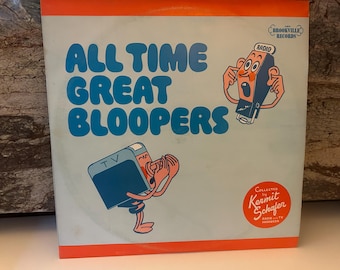 All Time Great Bloopers Vinyl 1977 Double LP Record