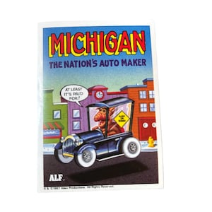Alf Michigan (1987) Sticker #22