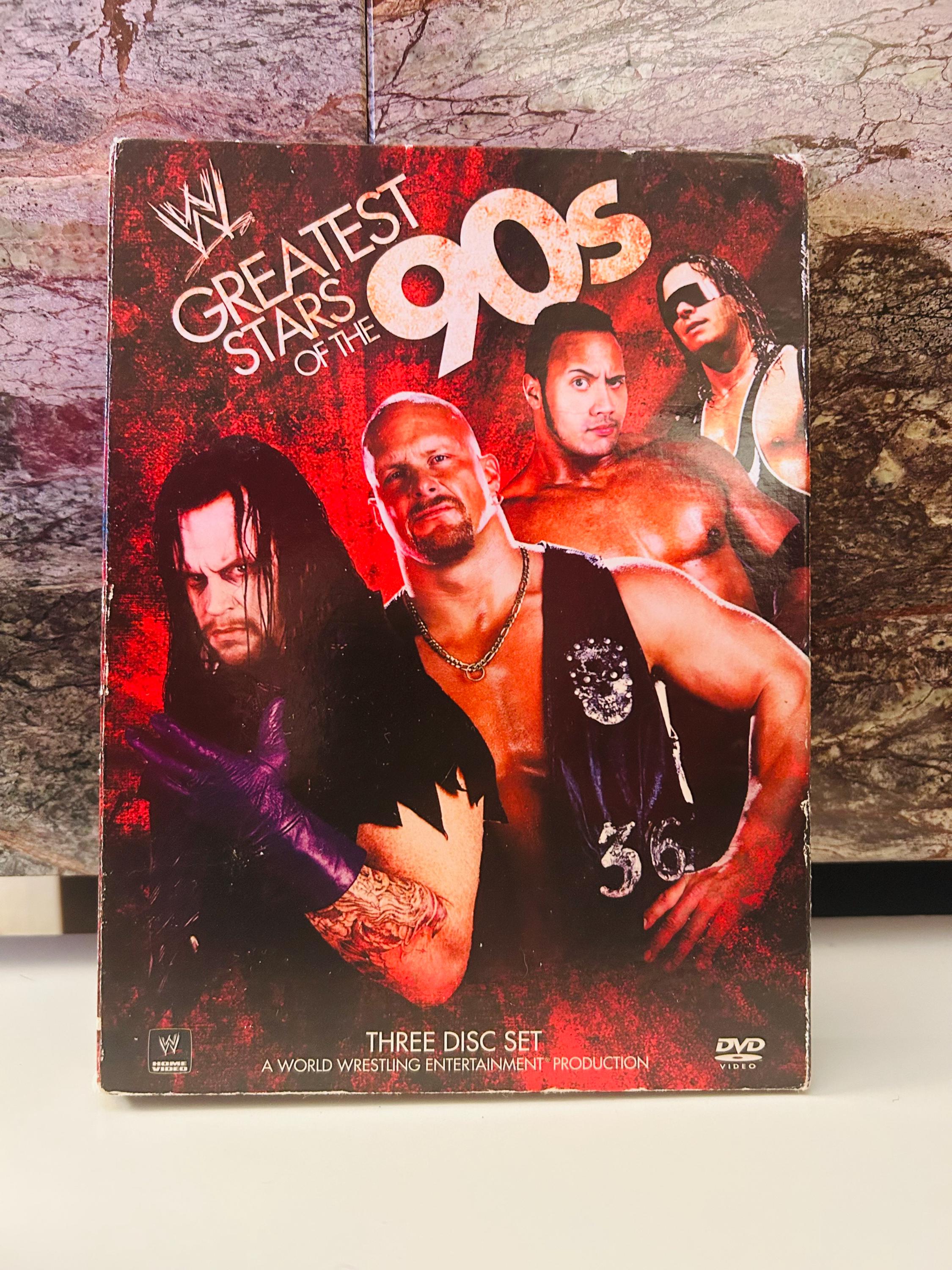 WWE Greatest Stars of the 90s Cardboard Case 3-disc DVD - Etsy Israel