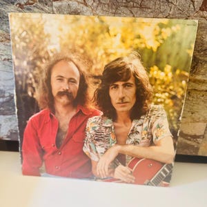 David Crosby Graham Nash 1975 Vinyl Wind on Water LP Album