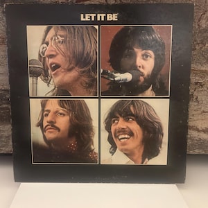 The Beatles 1970 Let it Be Gatefold LP Vinyl Vintage