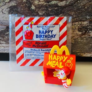 Ronald McDonald Under-3 Toy 1994 Happy Birthday Train Collection