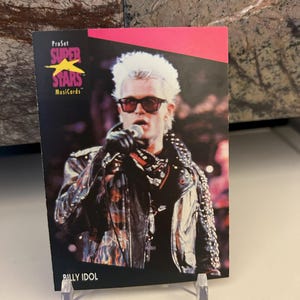 Billy Idol 1991 Trading Card #188