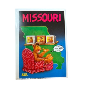 Alf Missouri (1987) Sticker #25