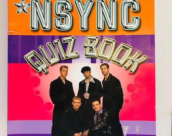 NSYNC Quiz Book 2000 8,5x11 Pocketbok