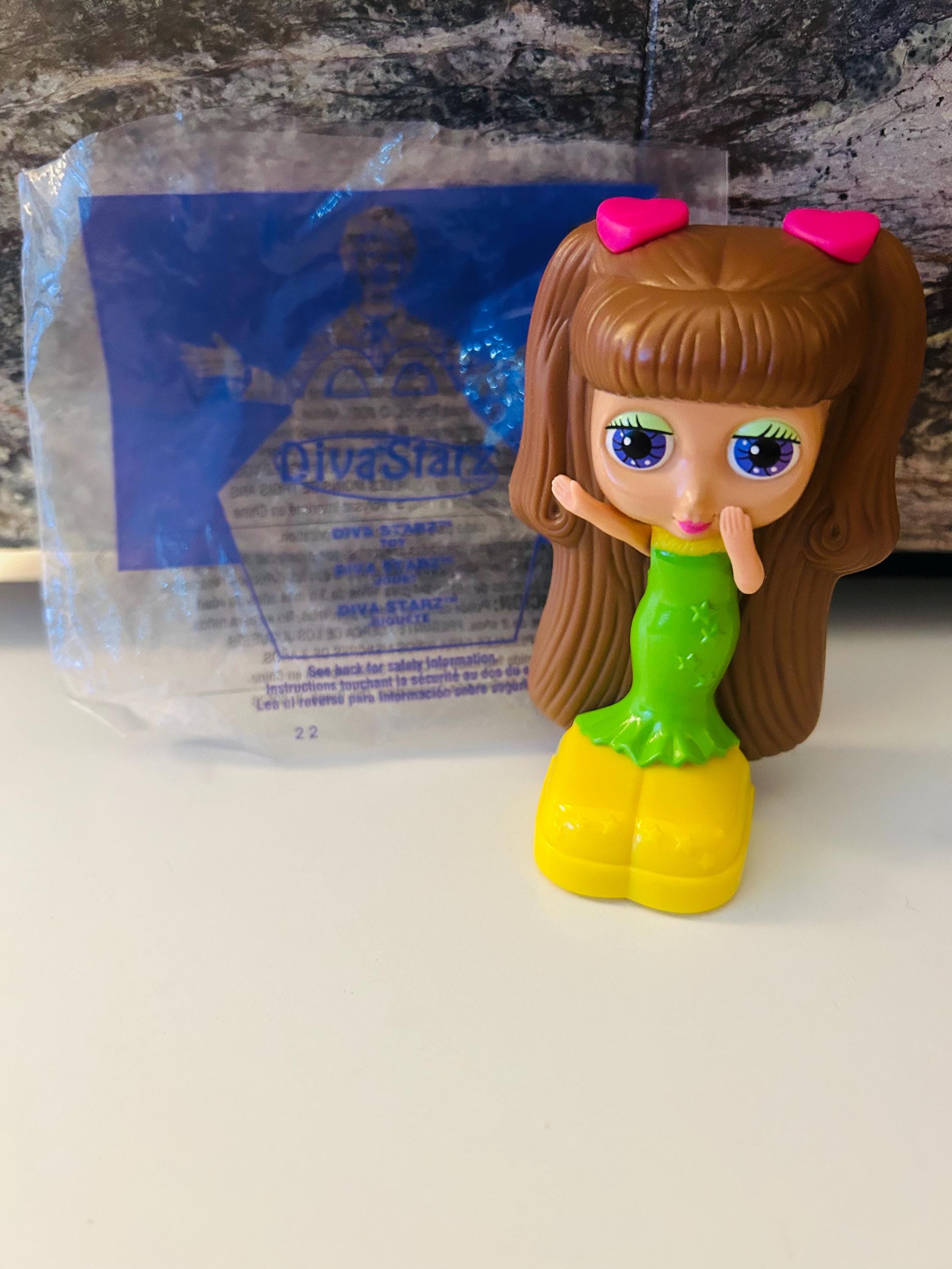 マクドナルド　米国　ハッピーセット2001年Diva Starz 全9個セット MIP McDonald's 2001 DIVA STARZ Comb MIRROR Figurine DivaStarz PICK