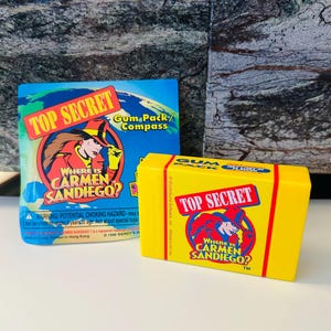 Where in the World is Carmen San Diego 1996 Wendy&#39;s Toy