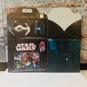 Star Wars Taco Bell Happy Meal 1996 Box, Party Favor Box
