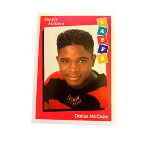 Carta coleccionable de Family Matters n.° 29 (1991) de Darius McCrary